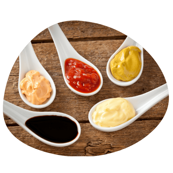 Fabricante de salsas para industria alimentaria 4 Salsas con vinagre
